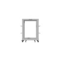 OPEN RACK 19" 15U 600X600-1100 ADJUSTABLE GREY LANBERG