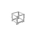 OPEN RACK 19" 9U 600X600-1100 ADJUSTABLE GREY LANBERG