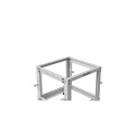 OPEN RACK 19" 9U 600X600-1100 ADJUSTABLE GREY LANBERG
