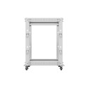 OPEN RACK 19" 15U 600X600-1100 ADJUSTABLE GREY LANBERG