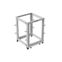 OPEN RACK 19" 15U 600X600-1100 ADJUSTABLE GREY LANBERG