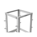 OPEN RACK 19" 15U 600X600-1100 ADJUSTABLE GREY LANBERG