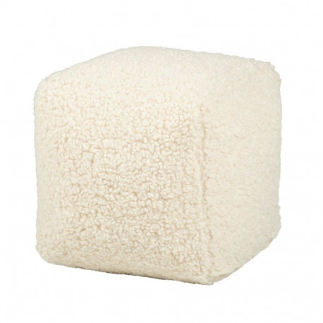 Padi LARRY kuubik, 25x25x25cm, naturaalvalge, 100% polüester, kangas 464