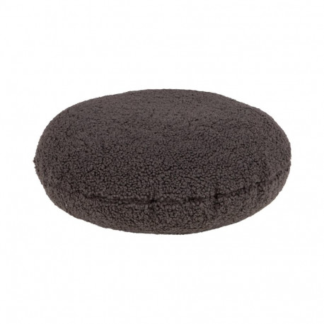 Pillow LARRY round, D40x16cm, grey