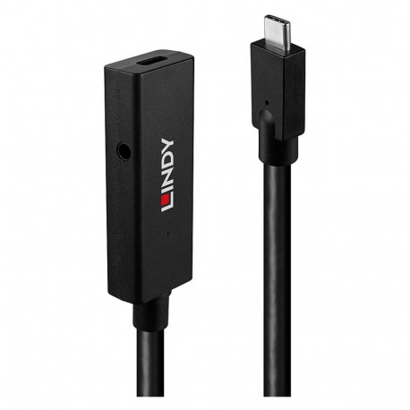 Aktiivne pikenduskaabel USB 3.2 Gen 2 USB-C pistik > USB-C pesa 5m, must