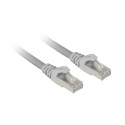 Sharkoon patch network cable SFTP, RJ-45, with Cat.7a raw cable (gray, 50cm)