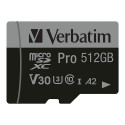Verbatim Pro U3 512GB micro SDXC kaart