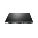 D-Link DGS-1210-52MP Managed L2 Gigabit Ethernet (10/100/1000) Power over Ethernet (PoE) Black, Grey