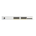 Cisco Catalyst 1200-24P-4X Smart Switch, 24 Port GE, PoE, 4x10GE SFP+, Limited Lifetime Protection (