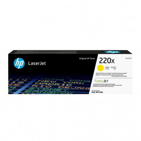 HP 220X kollane originaal LaserJet toonerikassett