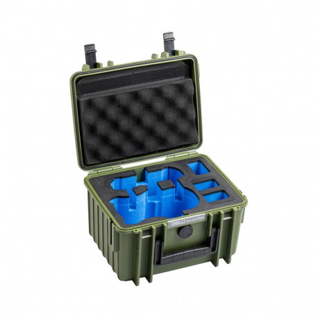 BW Outdoor Cases kaitsekohver Type 2000 DJI Mini 5 PRO, pronksroheline