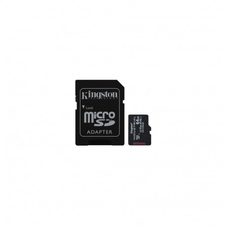 Kingston Technology 64GB microSDXC Industrial C10 A1 pSLC Card + SD Adapter