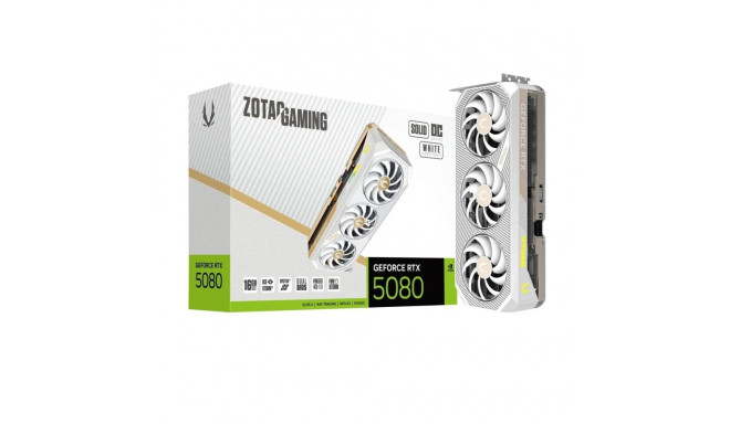Graphics card GeForce RTX 5080 SOLID OC 16GB GDDR7 256bit 3DP/HDMI white