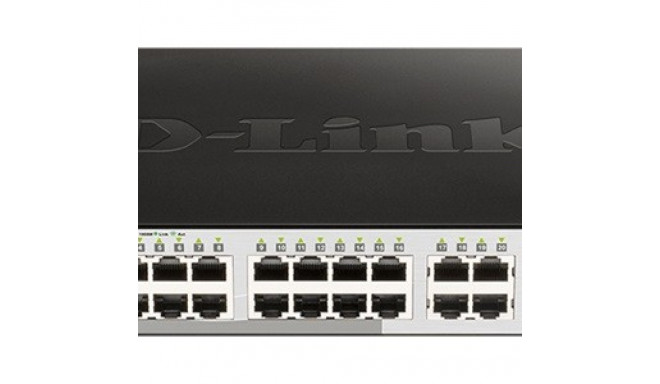 D-Link 20-Port Gigabit Smart Managed Switch (16 x 10/100/1000 Mbps Ports + 4 x SFP Ports)