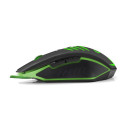Esperanza mouse MX209 USB, claw green