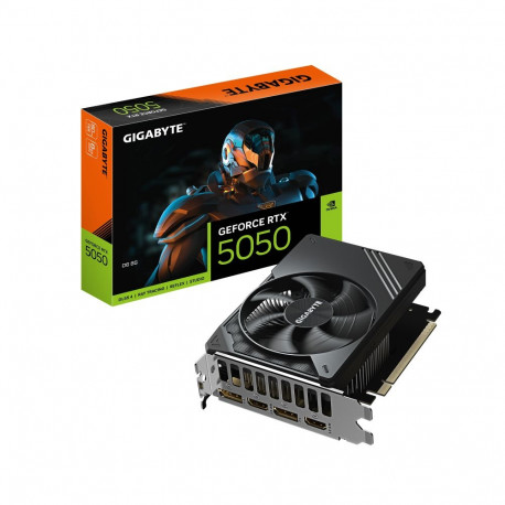 Gigabyte GeForce RTX 5050 D6 8G | NVIDIA | 8 GB | GeForce RTX 5050 | GDDR6 | HDMI-pordid 2 | PCI-E 5