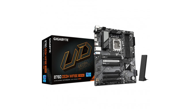 Gigabyte B760 DS3H WF6E GEN5 | Processor family Intel | Processor socket LGA1700 | DDR5 | Supported 