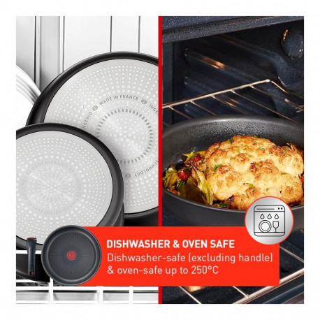 TEFAL potikomplekt, 4 tk | L7649453 Ingenio Ultimate | 16/18/20 cm | alumiinium | must