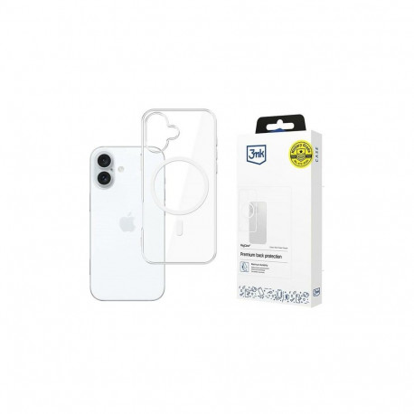 3MK MagCase iPhone 16 6.1" läbipaistev ühilduv MagSafe'iga