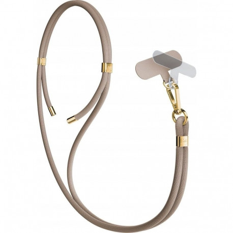 3MK Phone Lanyard - 3mk EasyClip Elite - Taupe (gold)