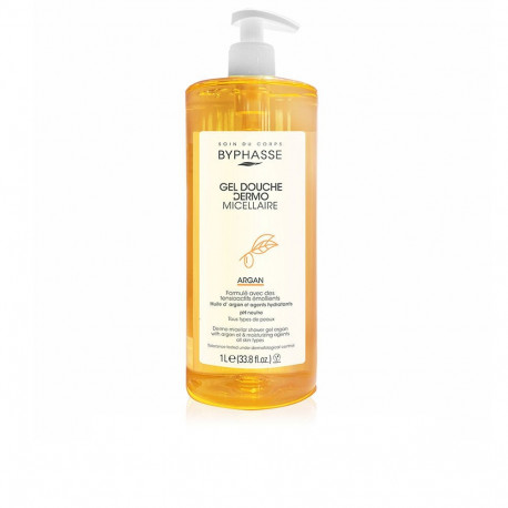 BYPHASSE DERMO GEL DE DUCHA micelar argán 1000 ml