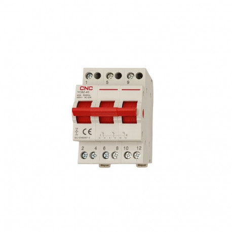 Changeover Switch - YCBZ-40 3P 40A 1-0-2 DIN Rail Mounted