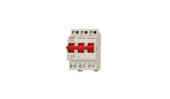 Changeover Switch - YCBZ-40 3P 40A 1-0-2 DIN Rail Mounted