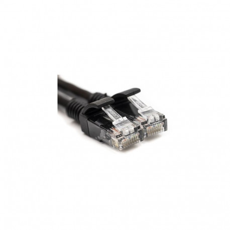 Network Cable - Cat5E UTP Patch Cord 20m Gold-Plated Connectors Black