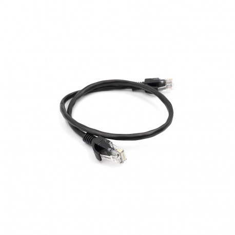 Network Cable - Cat5E UTP Patch Cord 0.5m Black