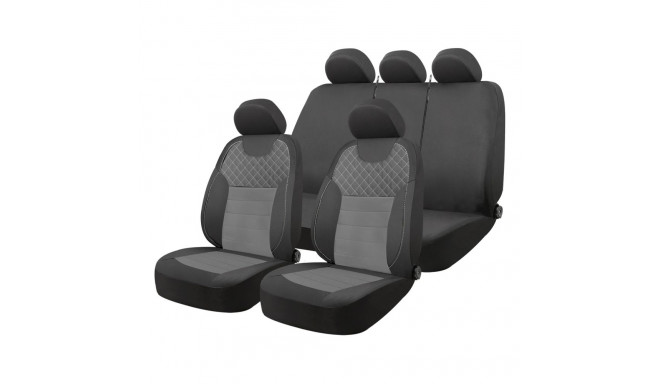 Pokrowce samochodowe na fotele uniwersalne przód tył komplet sc15 amio-04615