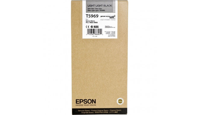 Epson ink cartridge light light black T 596  350 ml T 5969