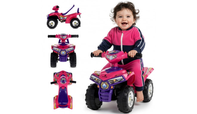 Jeździk dla dziecka na roczek Quad różowy