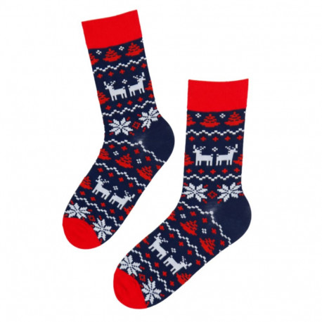 SOKISAHTEL RIKSON meeste jõulusokid põhjapõtradega 446