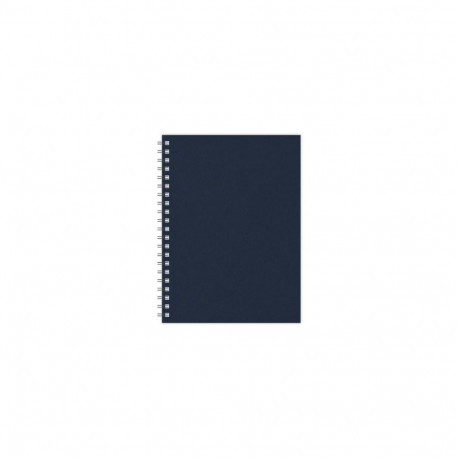 Kaustik spiraalköites A5 TIMER täpsisiu kartongkaanega 224 lehte tumesinine