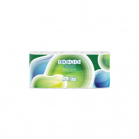 TOILET PAPER THEMA LUX8PCS 2LAYERS