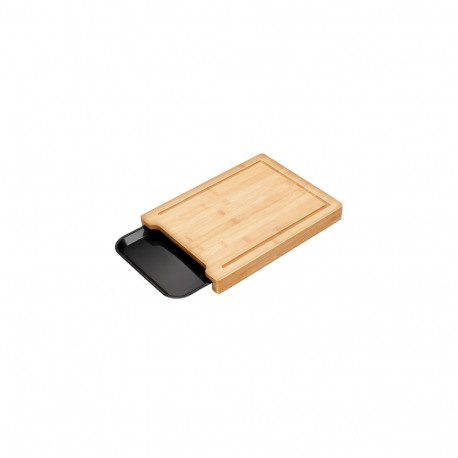 Smile SDB-5 Bamboo cutting board with tray 36x27x4cm