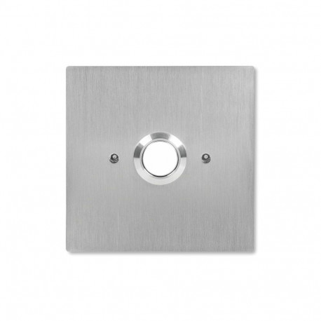 ACO INS-OB-60 NO Button for Output, Illuminated, Flush-mounted, Stainless Steel, for O60 Electrical 