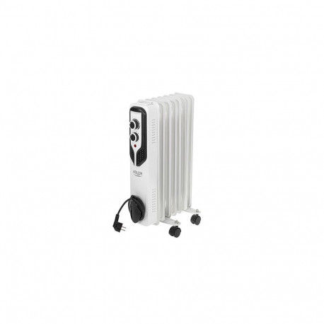 Adler AD 7815 electric space heater Indoor White 1500 W Oil electric space heater