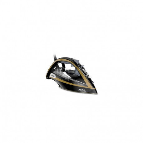 Tefal FV9865E0 iron Dry & Steam iron Durilium Autoclean soleplate 3000 W Black, Gold