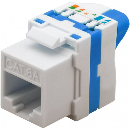 Techly CAT 6a KeyStone RJ45 pistik UTP varjestamata tööriistavaba IWP-MD C6A/UROTT