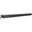 Intellinet Vertical Rackmount 12-Output Power Distribution Unit (PDU), EU CEE 7/3 Outlets, With On/O