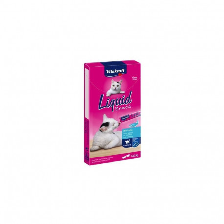 VITAKRAFT Liquid Snack Salmon - cat treats - 6 x 15g