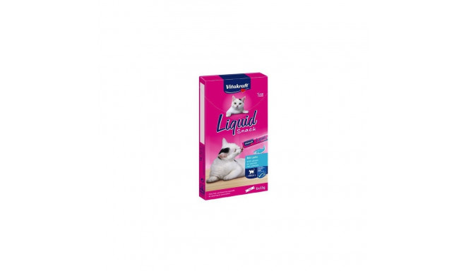 VITAKRAFT Liquid Snack Salmon - cat treats - 6 x 15g