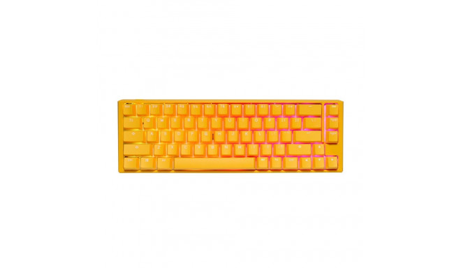 Ducky One 3 kollane SF mänguklaviatuur USB QWERTY US inglise