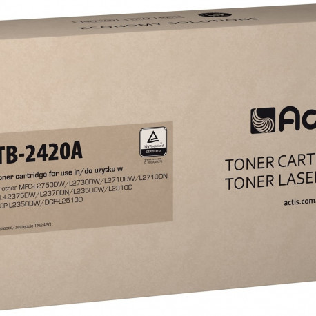 Actis TB-2420A tooner (asendus Brother TN-2420A; Supreme; 3000 lehekülge; must)