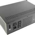 Gembird UPS rack 19'' 3.4U 1500VA, 4xIEC 230V väljund, IEC14 sisend, RJ11, USB, LCD line-interactive