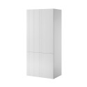 PAFOS 2D 90x55.5x198.5 valge matt riidekapp