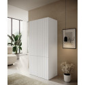 PAFOS 2D 90x55.5x198.5 valge matt riidekapp