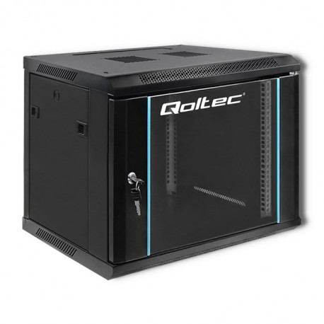 Qoltec 54463 RACK cabinet 19" | 9U | 600 x 500 x 450