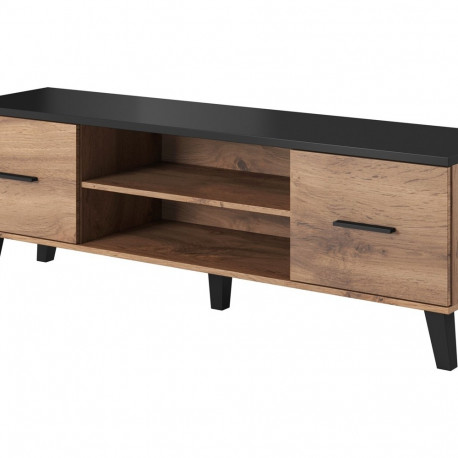 Cama TV stand LOTTA 160 2D2K wotan oak/mat black